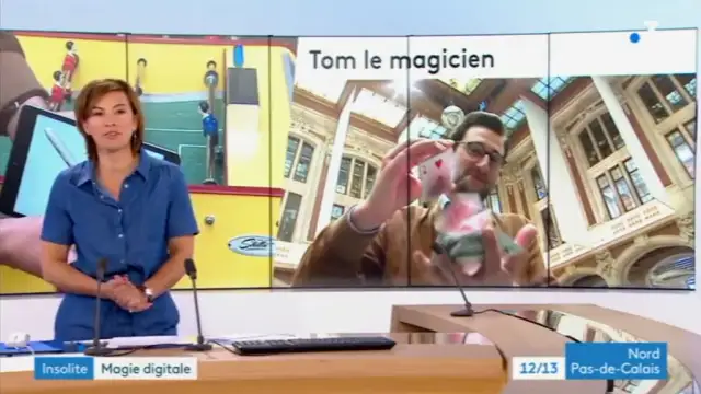 Reportage France 3 sur Tom Coss, magicien iPad