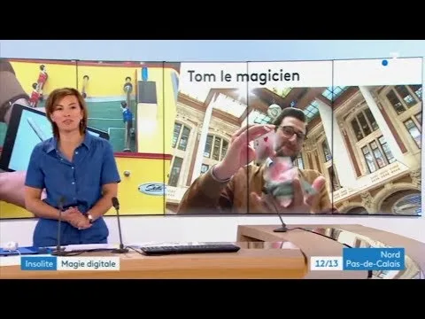 Reportage France 3 sur Tom Coss, magicien iPad