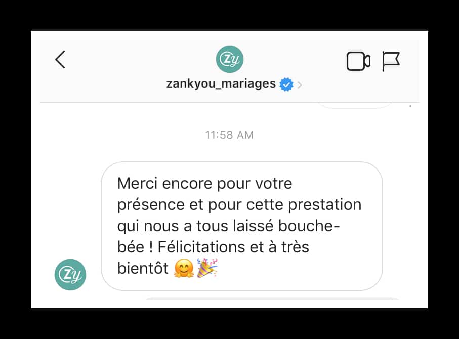 Zankyou Mariage Magicien