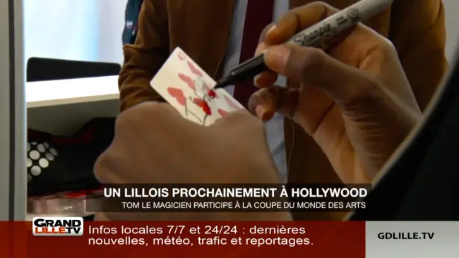 Tom Coss sur Grand Lille TV