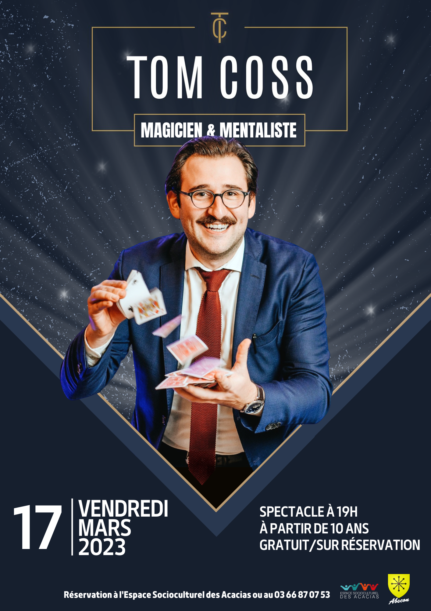SPECTACLE TOM COSS médiathèque Abscon